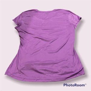Spalding purple speed dri shirt